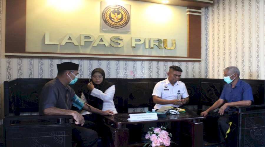 Lapas Piru Berikan Layanan Cek Kesehatan Gratis untuk Pengunjung