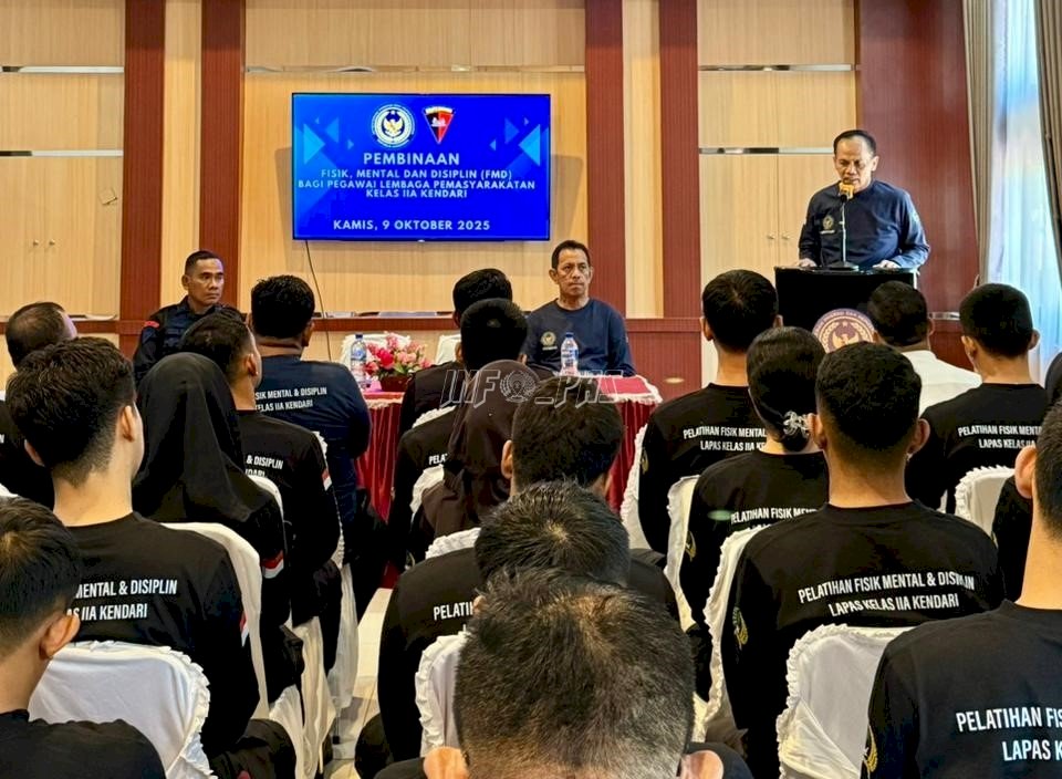Wujudkan ASN Berintegritas, Kakanwil Ditjenpas Sultra Beri Penguatan di Lapas Kendari