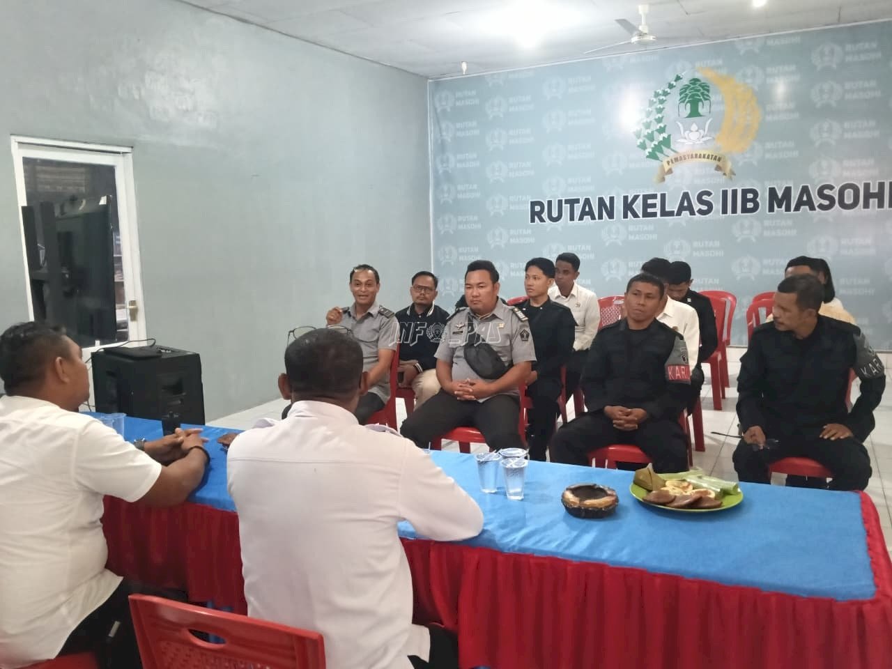 Rutan Masohi Mantapkan Koordinasi Pengamanan Bersama Kepala KPR Baru