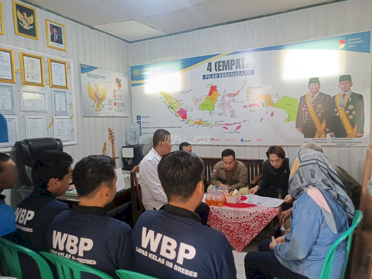 Lapas Brebes Terima Kunjungan Hakim Wasmat PN Brebes, Wujud Sinergi Pembinaan Berkeadilan