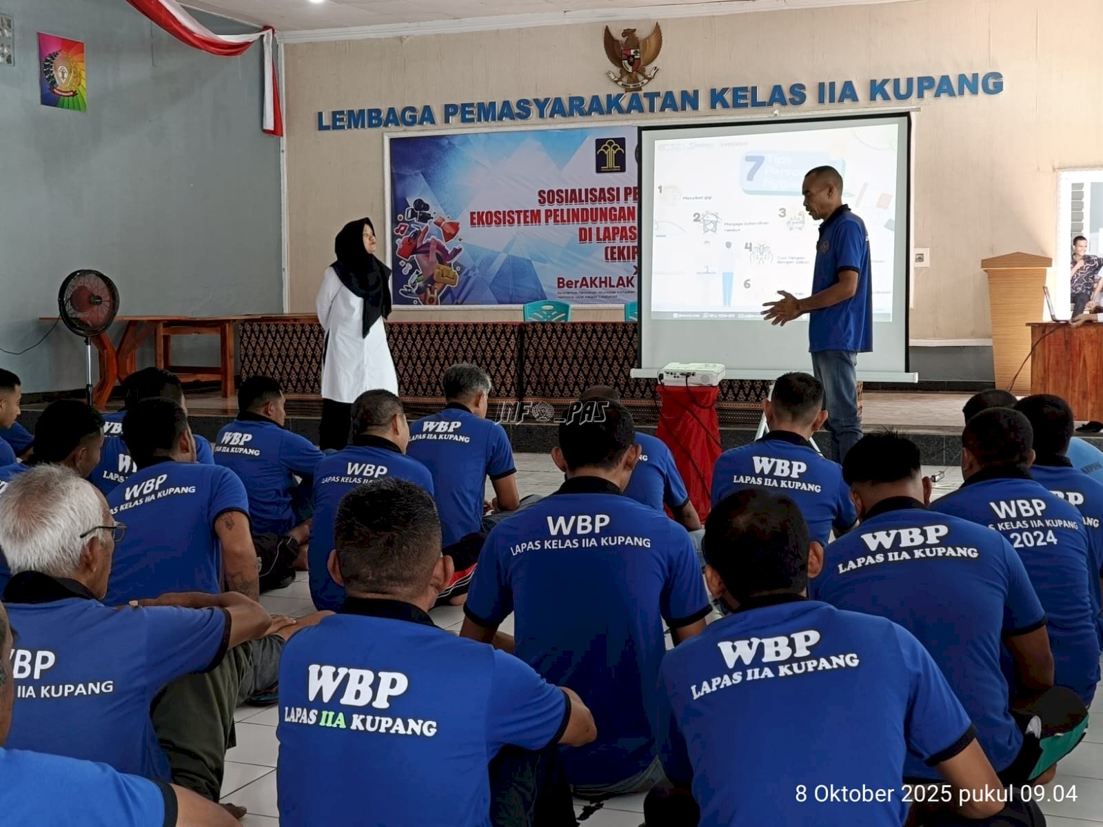 Lapas Kupang Gelar Penyuluhan PHBS, Dorong Warga Binaan Terapkan Hidup Sehat