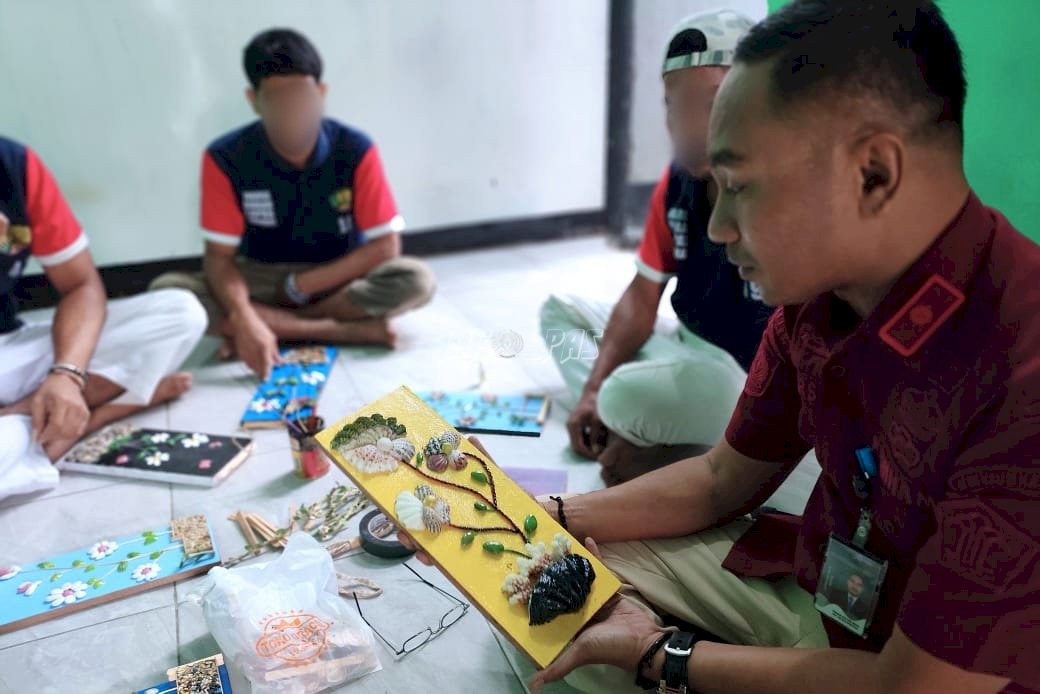 Pebble Art Warga Binaan Lapas Wahai Siap Ramaikan Pasar UMKM