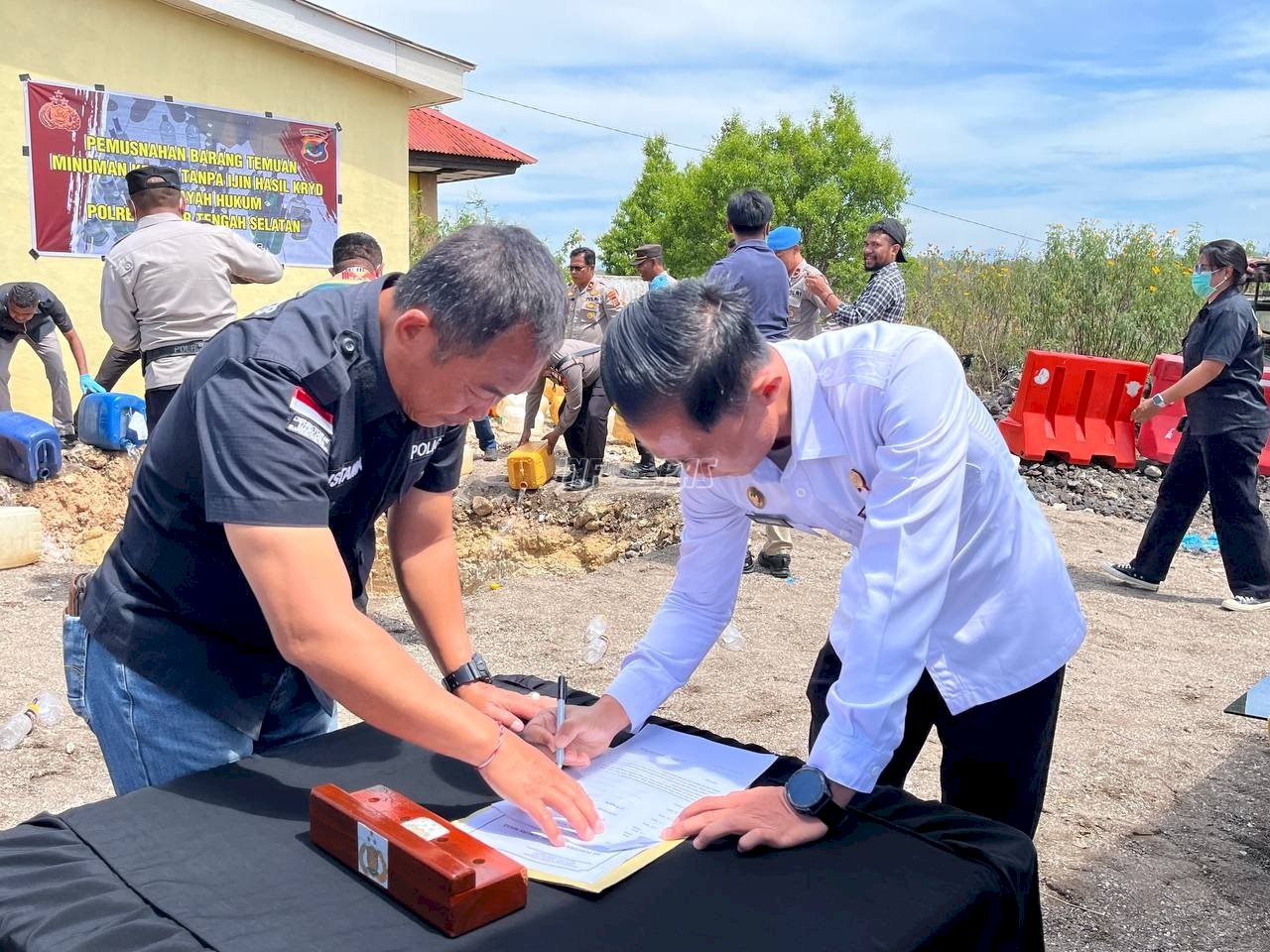 Sinergi Wujudkan Ketertiban, Rutan SoE Dukung Polres TTS Berantas Peredaran Miras
