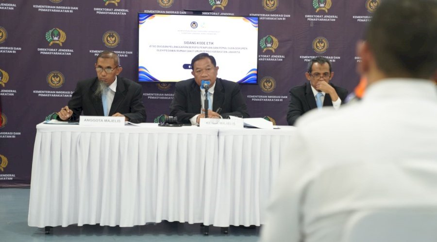 Tindak Lanjut Dugaan Pelanggaran, Ditjenpas Kembali Gelar Sidang Kode Etik