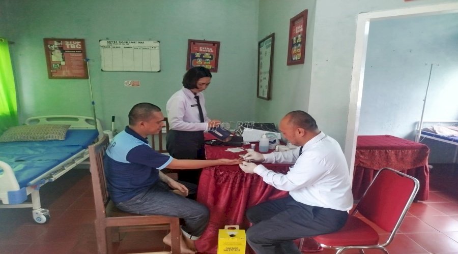 Lapas Tolitoli Gelar Cek Kesehatan Gratis bagi Warga Binaan