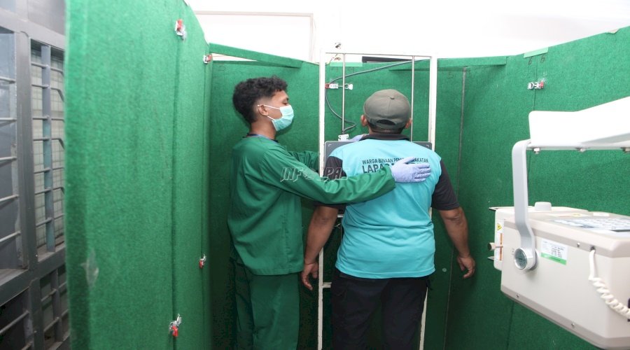 Deteksi Dini Kesehatan Warga Binaan, Lapas Madiun Gelar Skrining TBC