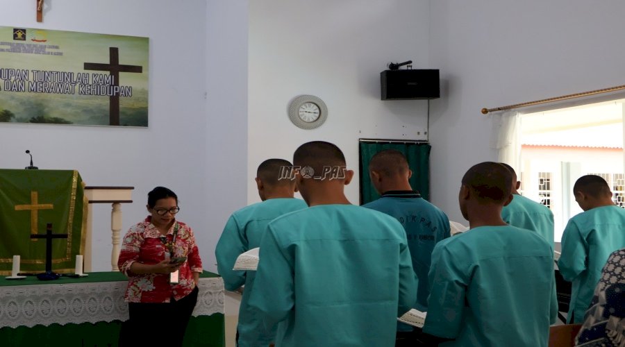 LPKA Ambon dan Kemenag Kota Ambon Gelar Pendalaman Alkitab untuk Anak Binaan