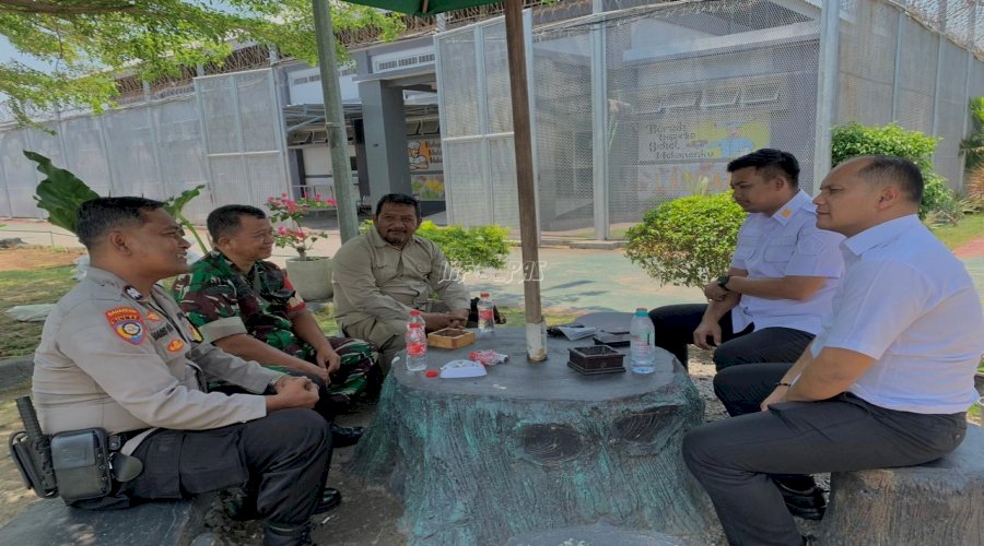 Lapas Pemuda Madiun Perkuat Sinergi Pengamanan dengan Polsek dan Koramil Manguharjo