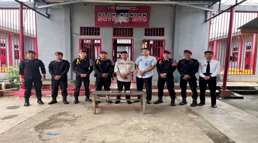 Lapas Dharmasraya Gelar Razia, Pastikan Lingkungan Pemasyarakatan Aman dan Tertib