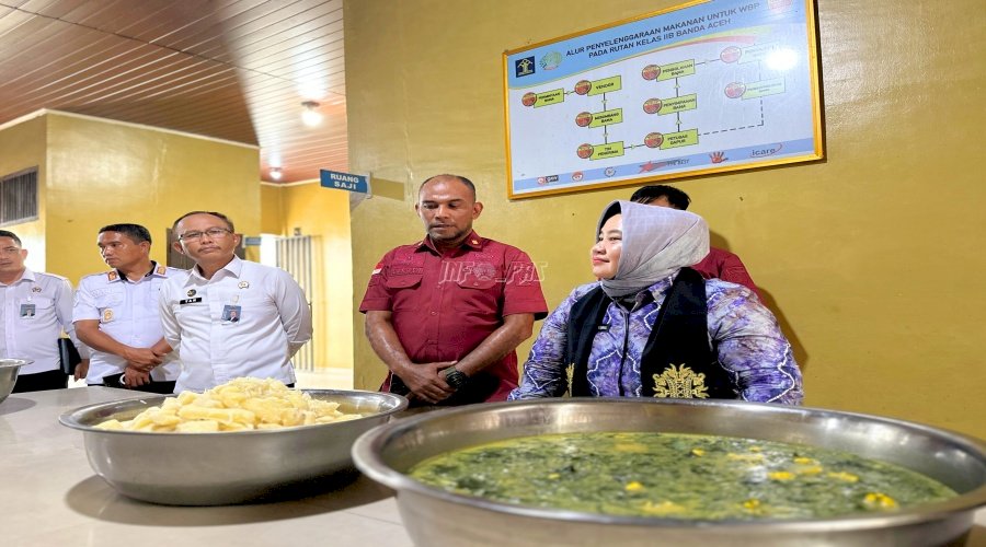 Kakanwil Ditjenpas Aceh Dampingi Dirwatkeshab Pantau 4 UPT Pemasyarakatan, Cek Kualitas dan Perawatan Warga Binaan