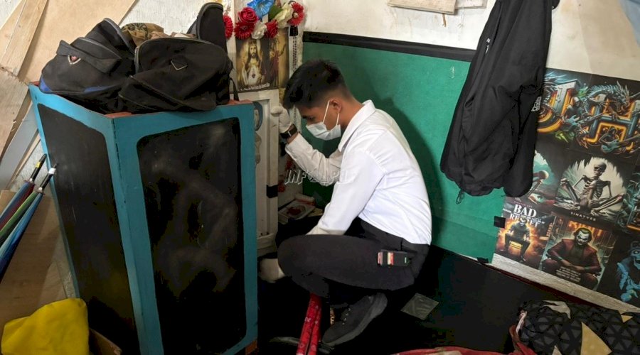 Satops Patnal Lapas Atambua Insidentil Geledah Kamar Hunian Warga Binaan