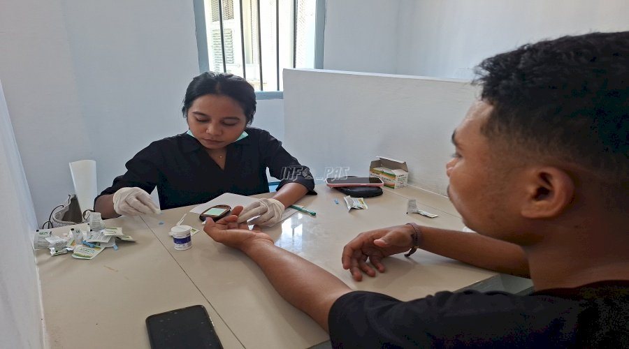 Cek Kesehatan Gratis, Lapas Saparua Wujudkan Pemasyarakatan Sehat