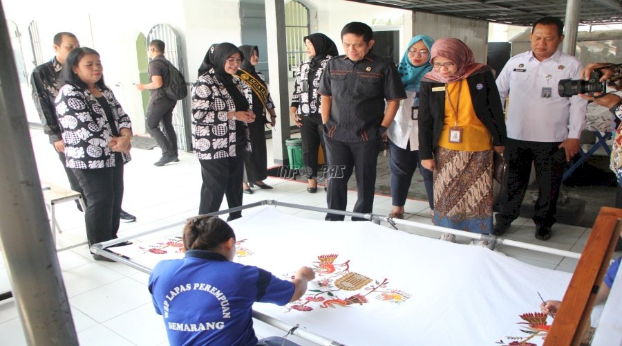 Kakanwil Ditjenpas Jateng Dampingi Kunjungan Ombudsman RI dan DPD Jateng ke Lapas Perempuan dan Lapas Semarang