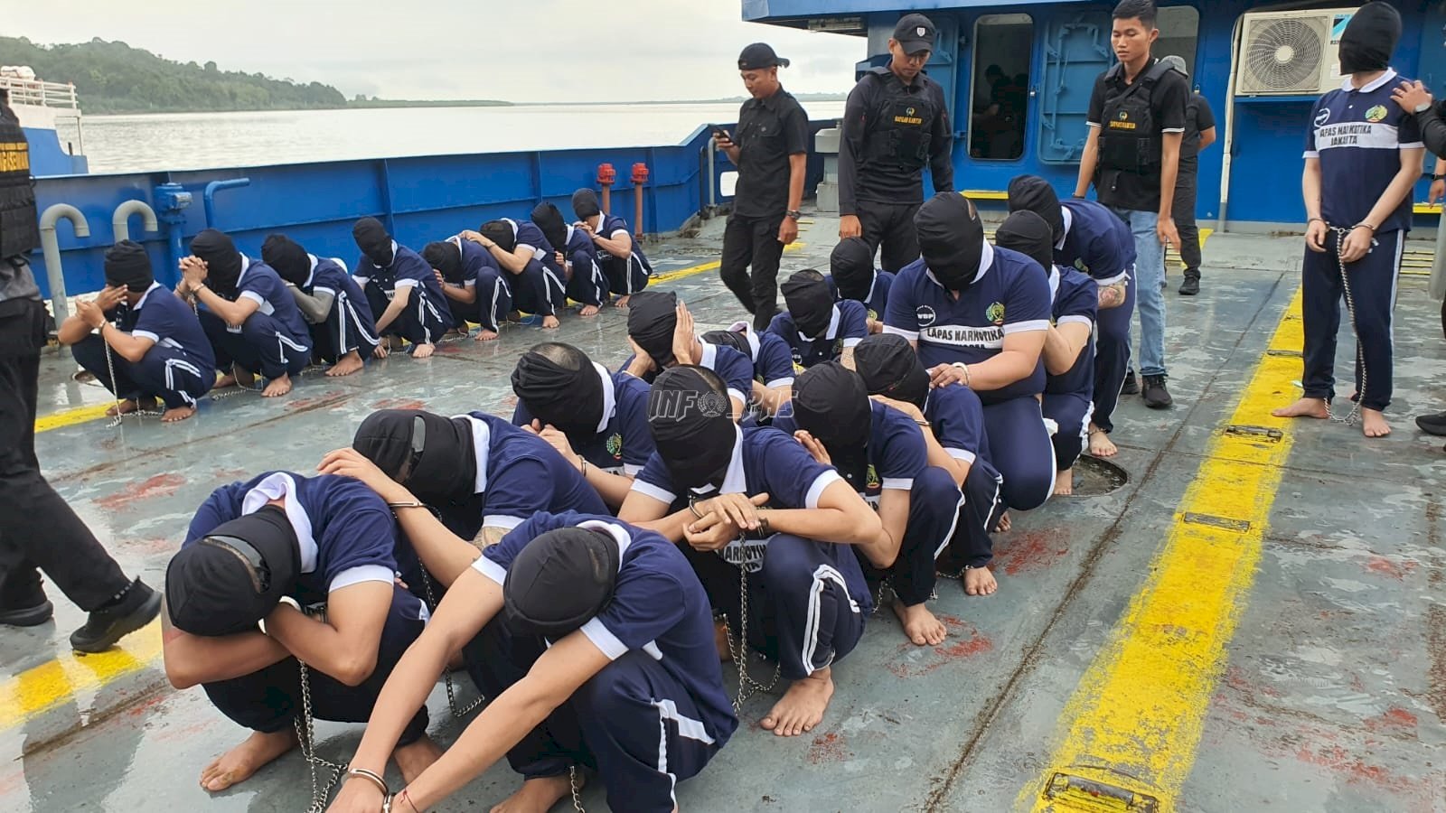 Kanwil Ditjenpas Jateng Kawal Pemindahan 41 Narapidana Risiko Tinggi ke Nusakambangan