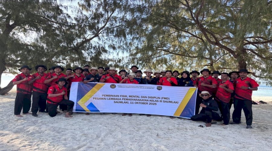 Pembinaan FMD Perkuat Kedisiplinan Petugas Lapas Saumlaki