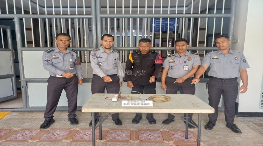 Ciptakan Lingkungan Aman dan Tertib, Lapas Ambon Gelar Razia Berkala