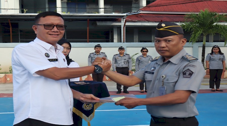 Petugas Lapas Ambon Naik Pangkat, Siap Tingkatkan Kinerja