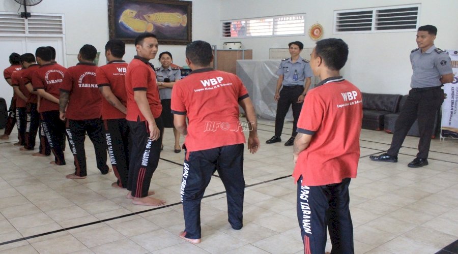 Recreational Hour Segarkan Semangat Warga Binaan Peserta Rehabilitasi di Lapas Tabanan