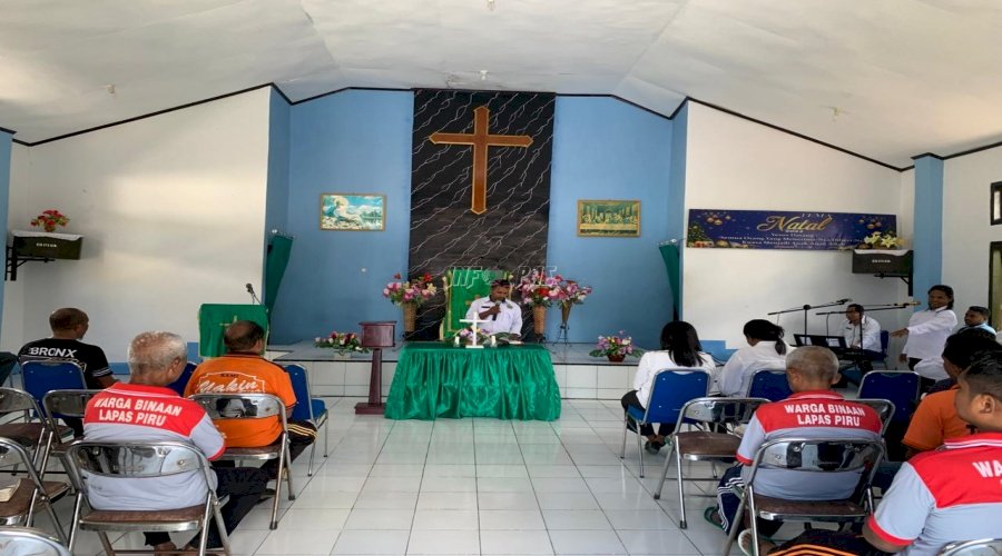 Lapas Piru dan Kemenag Kab. SBB Perkuat Iman dan Spiritual Warga Binaan