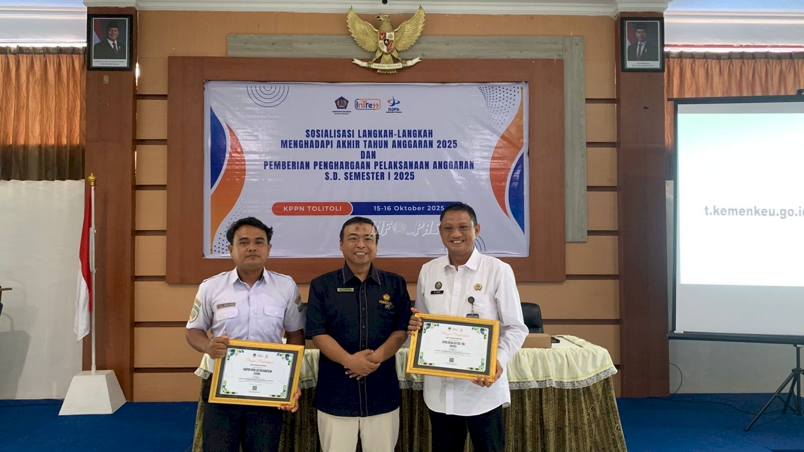 Pengelolaan Keuangan Berintegritas, Lapas Tolitoli Raih Dua Penghargaan KPPN Tolitoli