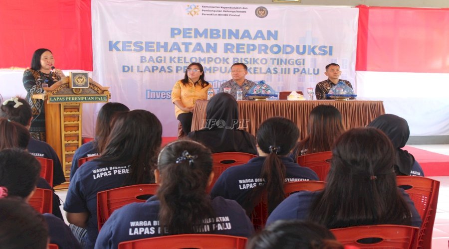 Lapas Perempuan Palu dan BKKBN Sulteng Edukasi Warga Binaan tentang Kesehatan Reproduksi