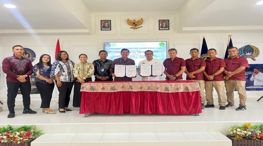 Lapas Muara Bulian dan Kemenag Prov. Jambi Sepakati PKS Pembinaan Keagamaan