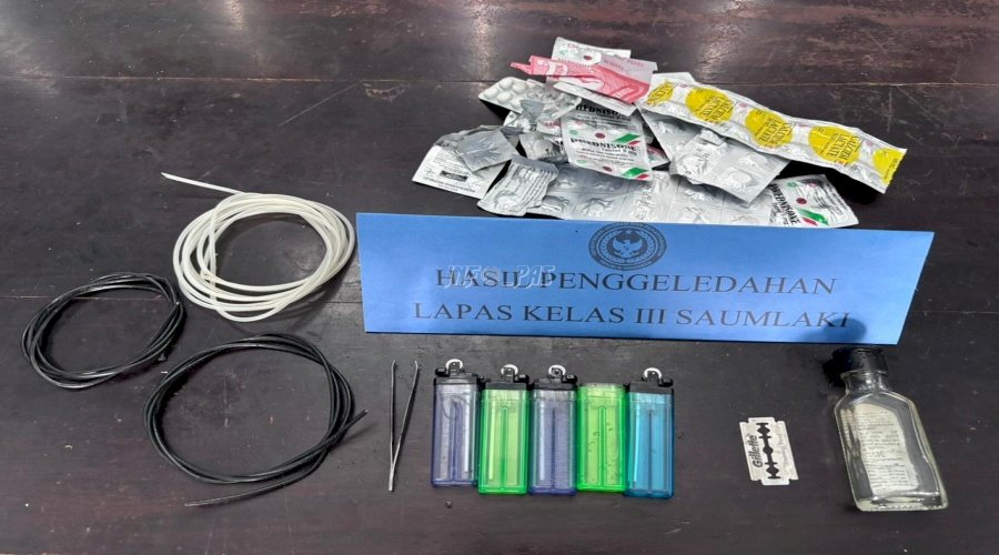 Wujudkan Lingkungan Bebas Halinar, Lapas Saumlaki Intensifkan Penggeledahan