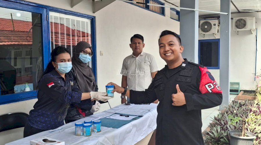 Rutan Marabahan Tegaskan Komitmen Zero Narkoba lewat Tes Urine Petugas dan Warga Binaan