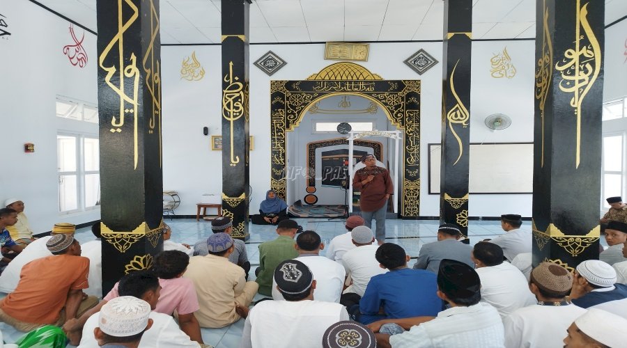 Momentum Jumat Religi, Warga Binaan Lapas Namlea Diajak Introspeksi Diri
