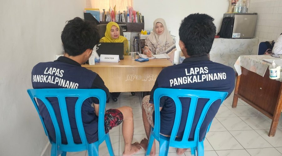  Lapas Pangkalpinang Wujudkan Kesehatan Jiwa Warga Binaan lewat Skrining dan Bimbingan Konseling