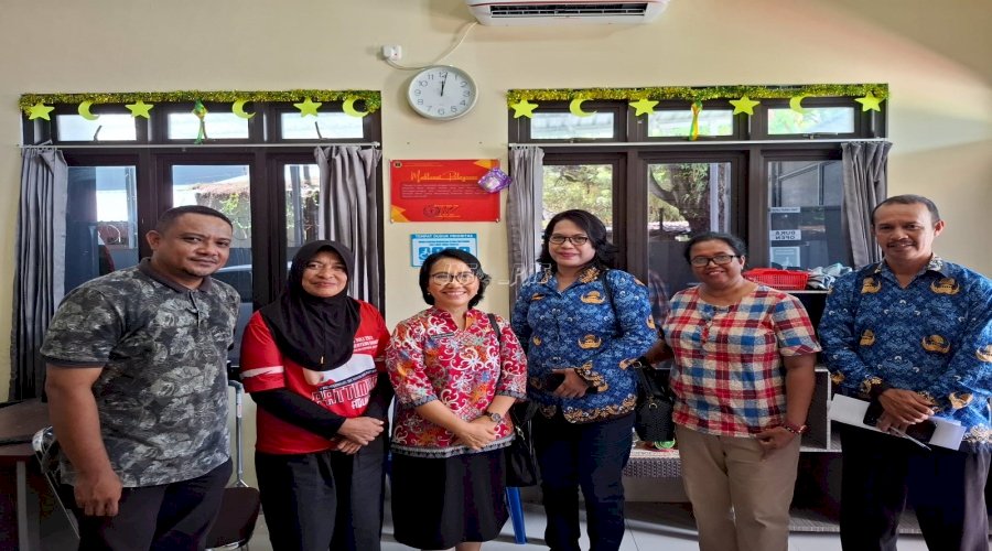 Lapas Perempuan Ambon – Dinas Perpustakaan dan Kearsipan Prov. Maluku Bahas Program Pinjam Pakai Buku Perpustakaan 