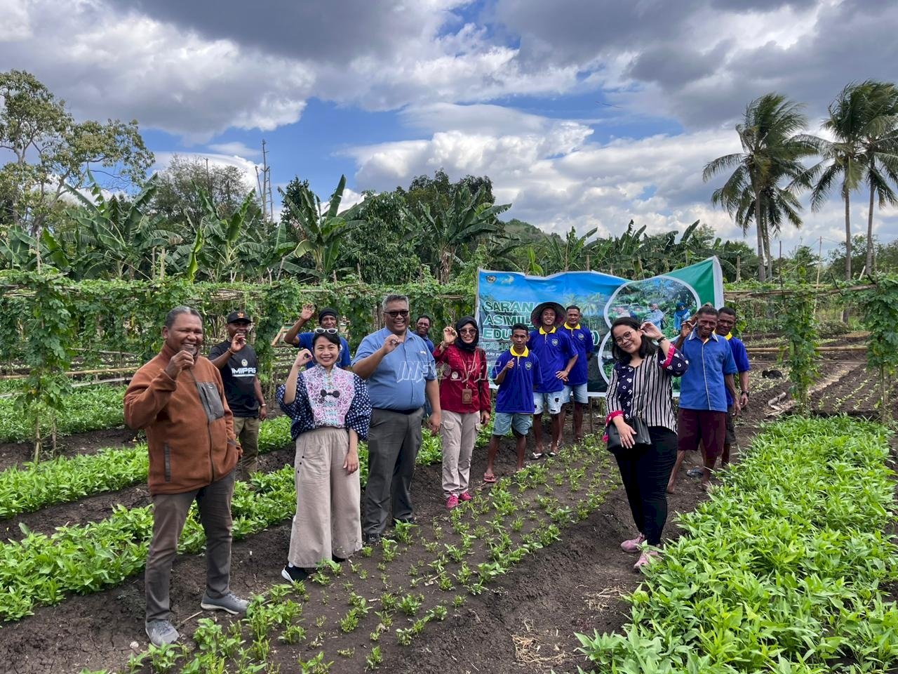 Program Hortikultura Rutan Kefamenanu Diapresiasi GIZ Indonesia dan ASEAN