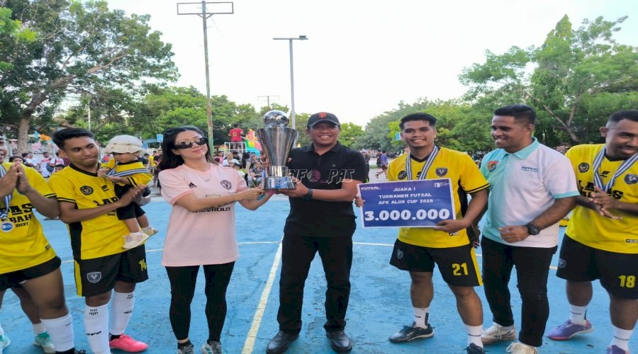 Ukir Prestasi Gemilang, Tim Lapas Kalabahi Raih Juara I Turnamen Futsal AFK Alor