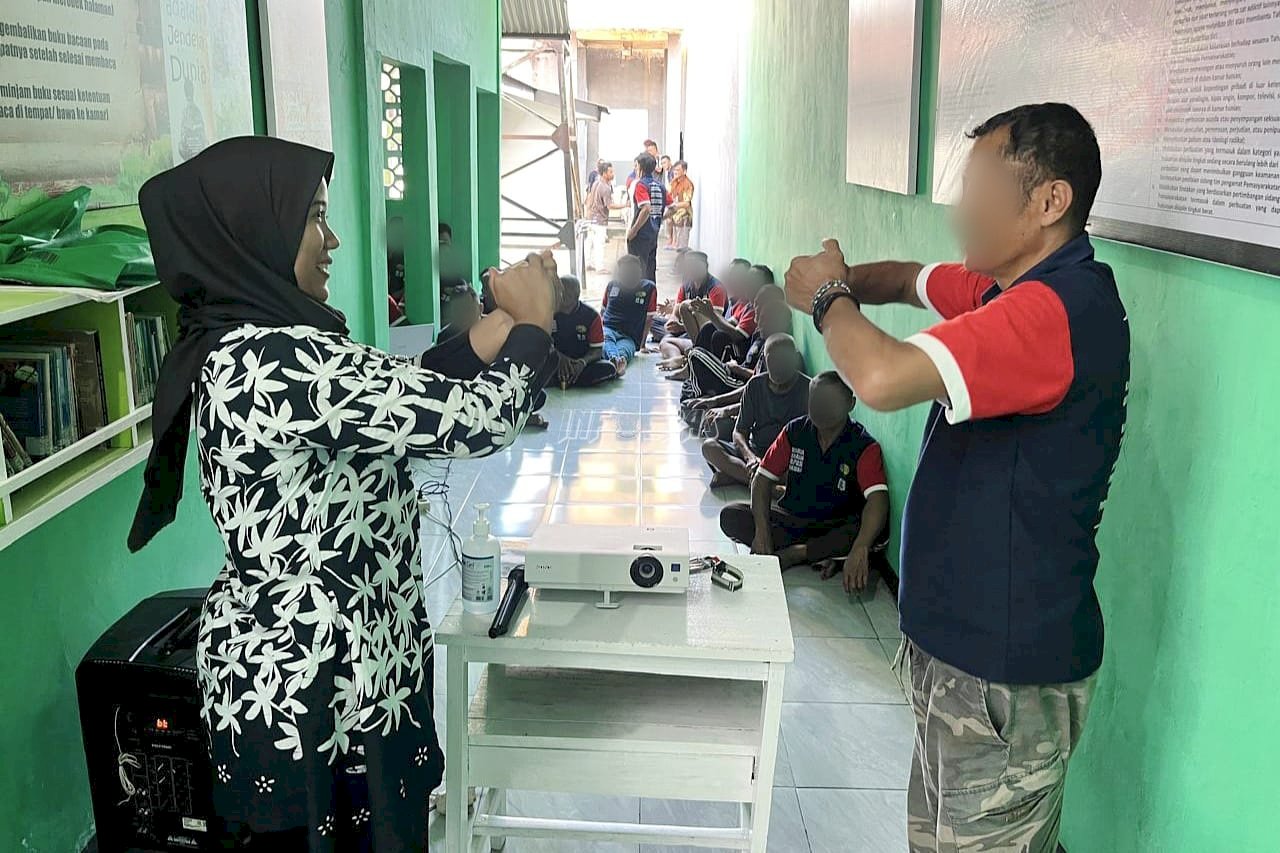 Dukung Pembinaan Sehat, Lapas Wahai Sosialisasi PHBS dan Renovasi Fasilitas MCK