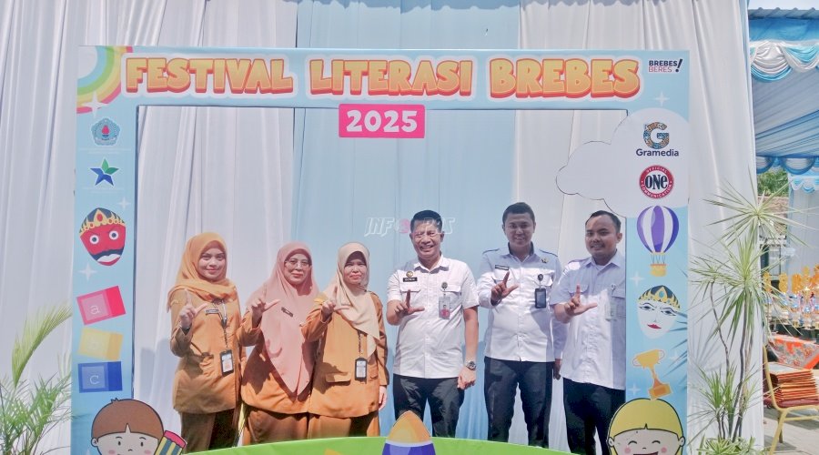 Dukung Gerakan Literasi Daerah, Kalapas Gowim Mahali Hadiri Festival Literasi Brebes 2025