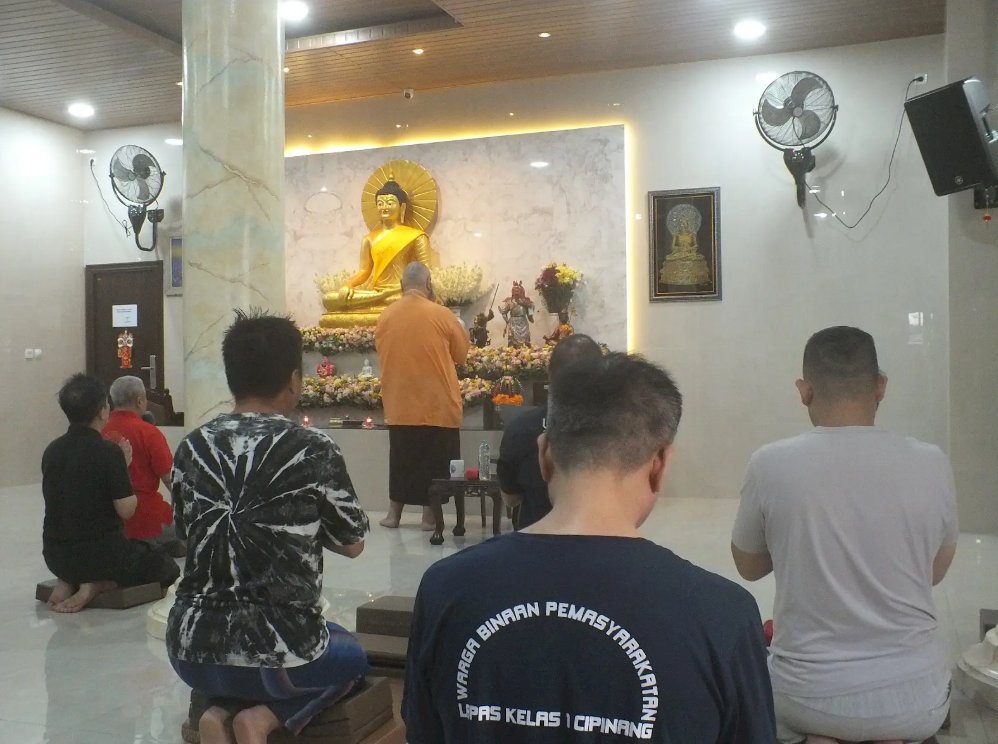 Lapas Cipinang Tanamkan Nilai Kebajikan melalui Perayaan Kathina 2569 BE