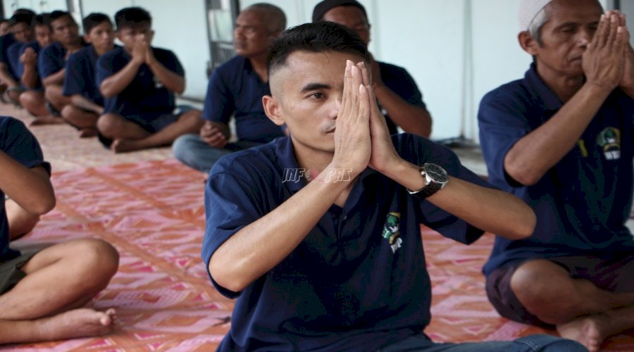 Ini Cara Warga Binaan Peserta Rehabilitasi Lapas Kelas I Madiun Tanamkan Hidup Sehat