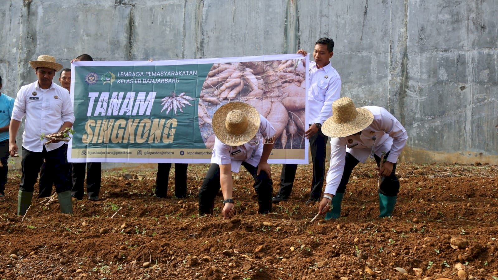 Kanwil Ditjenpas Kalsel Perkuat Pembinaan Pertanian di Lapas Banjarbaru