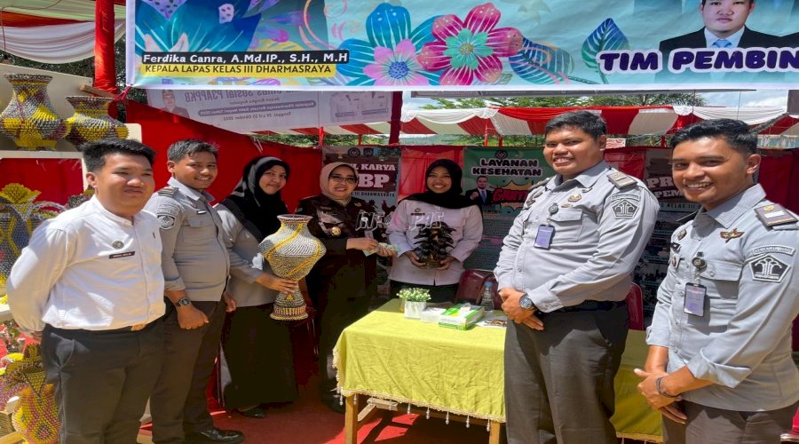 Produk UMKM Warga Binaan Lapas Dharmasraya Ramaikan Bazar ‘Bersatu Bakti Negeri’