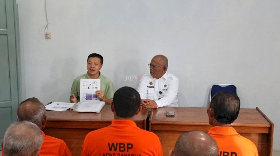 Sosialisasi Kelola Sampah, Lapas Saparua Dukung Pemasyarakatan Hijau