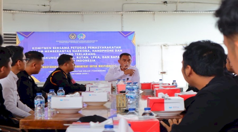 Kepala KPLP Kelas I Tangerang Perkuat Integritas dan Kesiapsiagaan Regu Pengamanan dan P2U