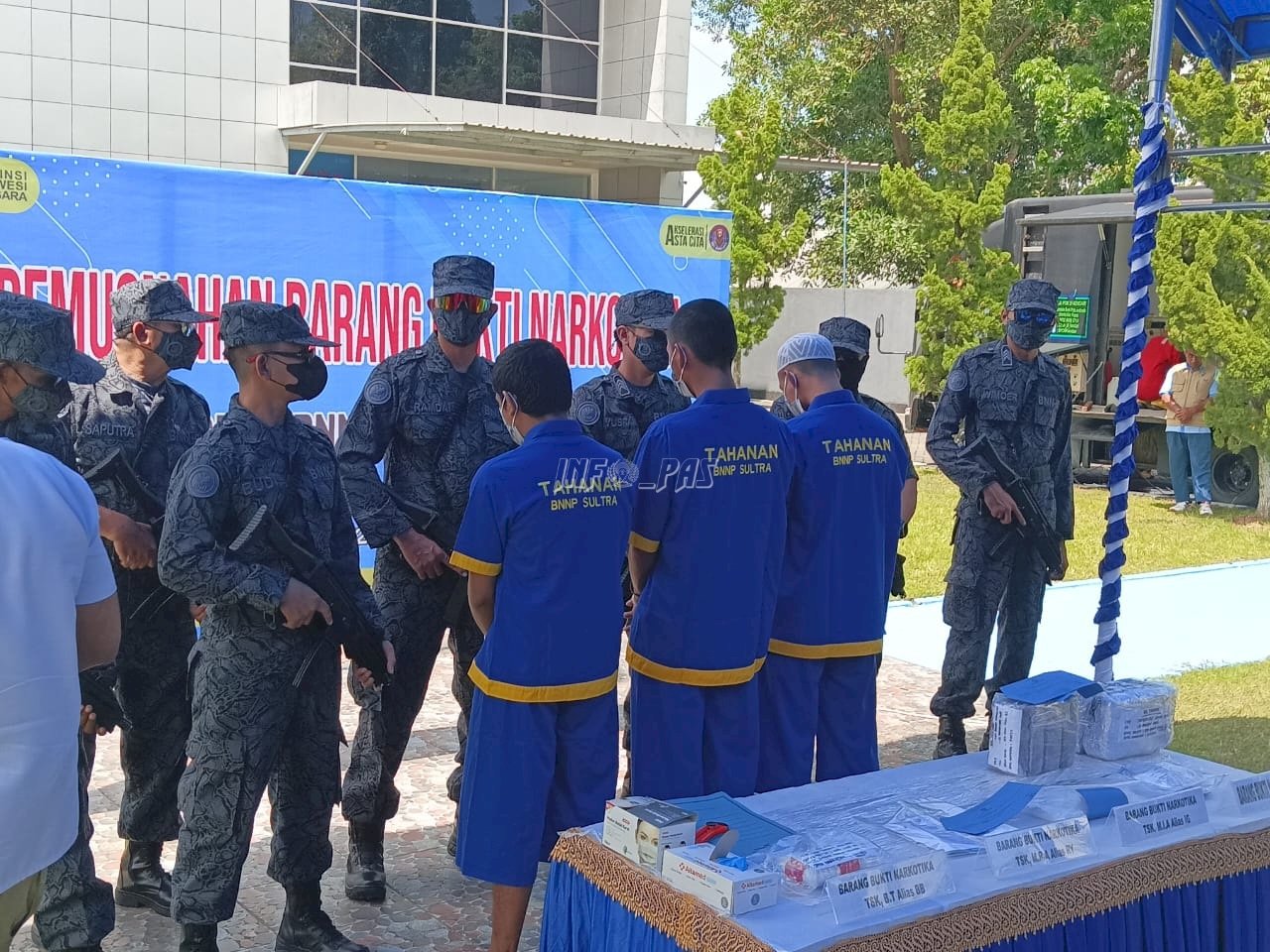 Perkuat Sinergi, Kanwil Ditjenpas Sultra Hadiri Pemusnahan 4,6 Kg Narkotika di BNNP