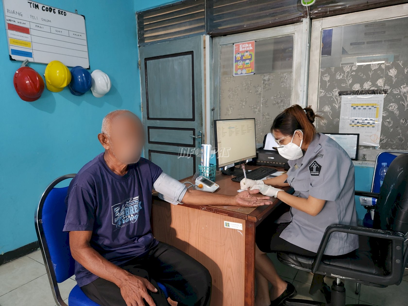Lapas Tual Gelar Posyandu Lansia, Pastikan Kesehatan Warga Binaan Tetap Terpantau