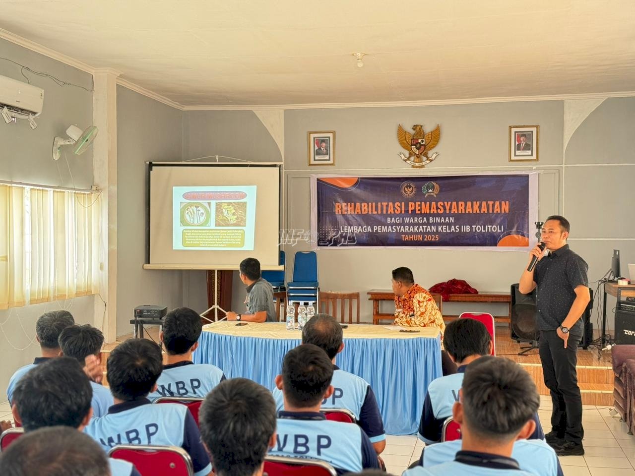 Perkuat Program Rehabilitasi, Lapas Tolitoli Hadirkan Penyuluhan Satresnarkoba Polres Tolitoli