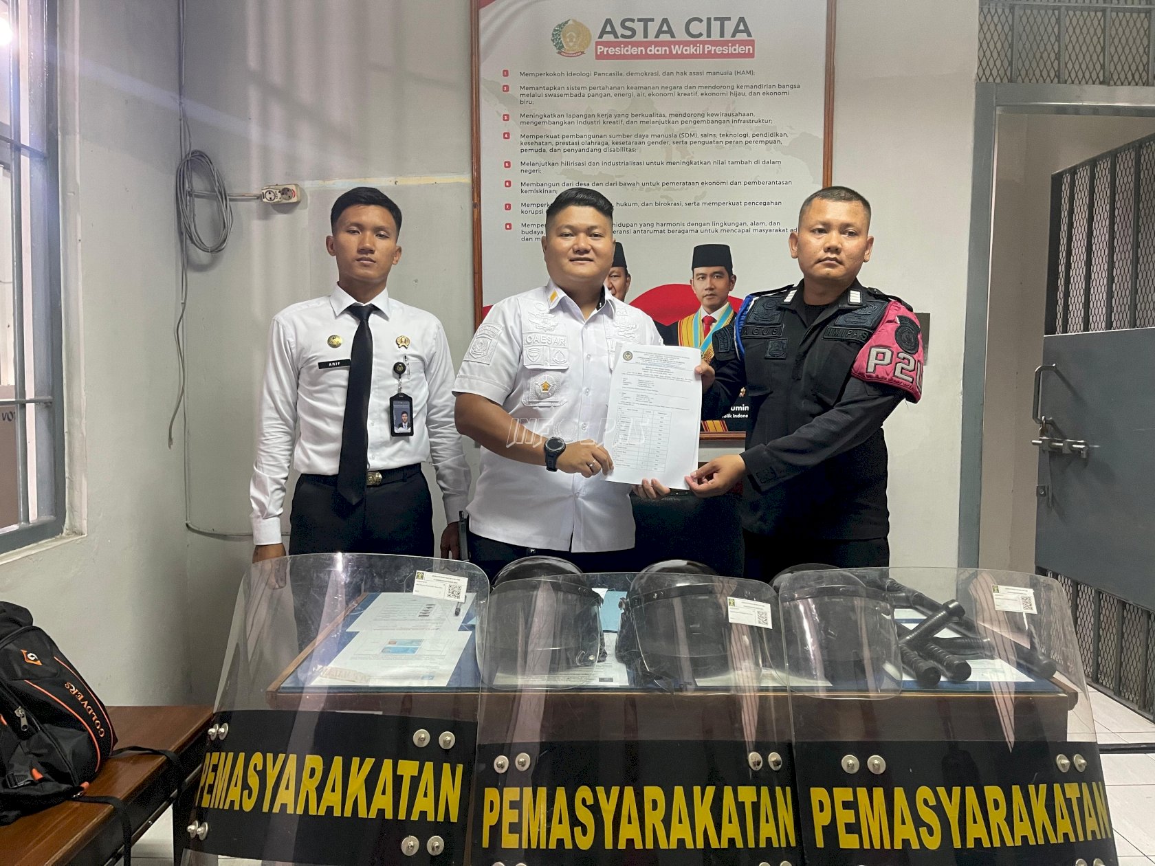 Dukung Stabilitas Kamtib, Lapas Pemuda Madiun Perbarui Peralatan Keamanan