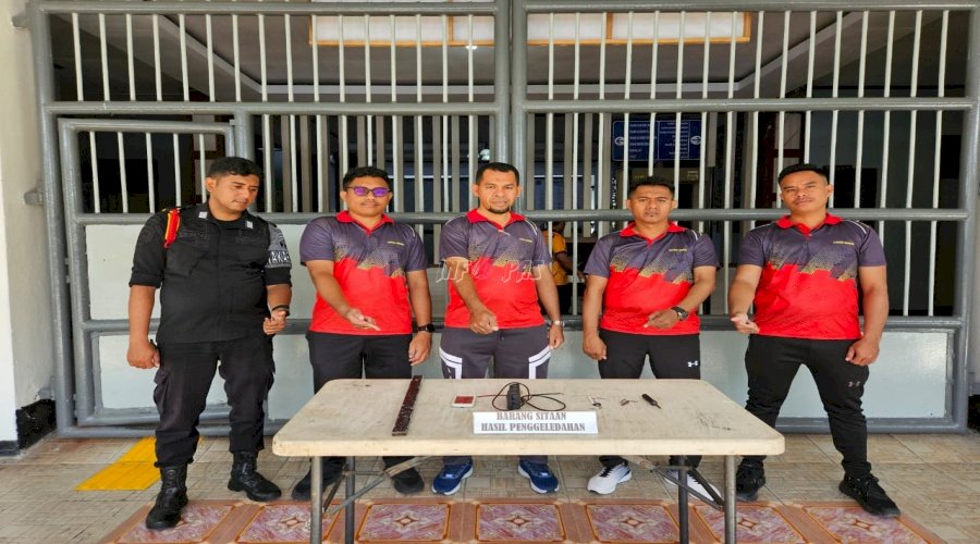 Lapas Ambon Kembali Geledah Blok Hunian, Wujudkan Lapas Aman dan Kondusif