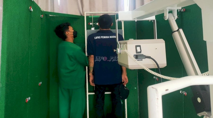 Lapas Pemuda Madiun Tuntaskan Skrining TBC Massal melalui Pemeriksaan Rontgen Dada
