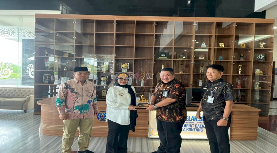 Pererat Kerja Sama, Kakanwil Ditjenpas Kaltim Audiensi dengan Wali Kota Bontang