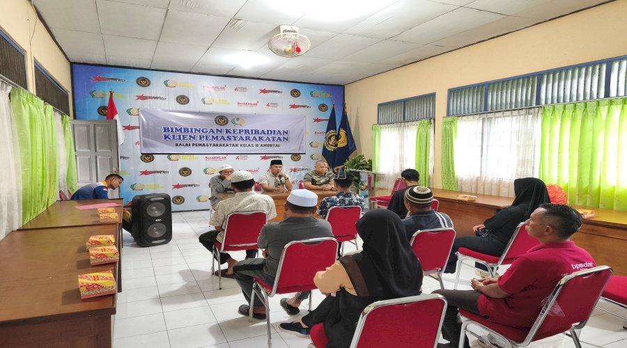 Bapas Amuntai Gelar Bimbingan Kepribadian Klien melalui Ceramah Keagamaan