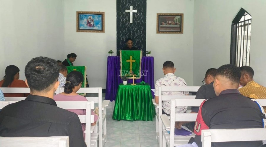 Warga Binaan Lapas Wahai Tingkatkan Iman dan Rasa Syukur lewat Ibadah Minggu